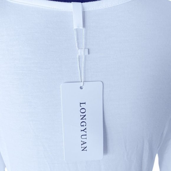 Flowy White Swing Dress Lounge Dress Long Sleeve Women’s Size Me…BALLETCORE - Picture 6 of 14